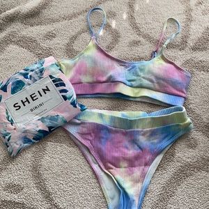 SHEIN ribbed bikini